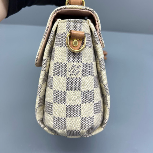 Louis Vuitton Croisette Damier Azur White Brown