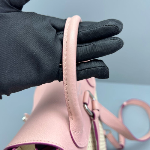 Louis Vuitton Lockme Backpack PM Calfskin Pink Beige