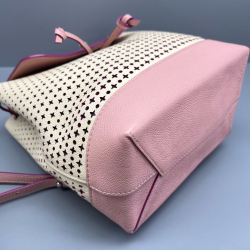 Louis Vuitton Lockme Backpack PM Calfskin Pink Beige