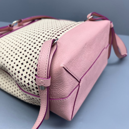 Louis Vuitton Lockme Backpack PM Calfskin Pink Beige