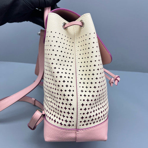 Louis Vuitton Lockme Backpack PM Calfskin Pink Beige