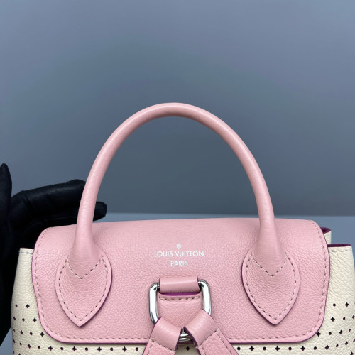 Louis Vuitton Lockme Backpack PM Calfskin Pink Beige