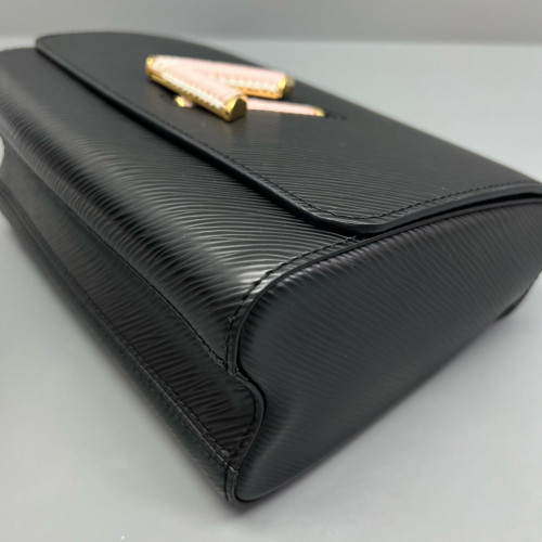 Louis Vuitton Twist PM Calfskin Black Louis Vuitton Twist PM Calfskin Black