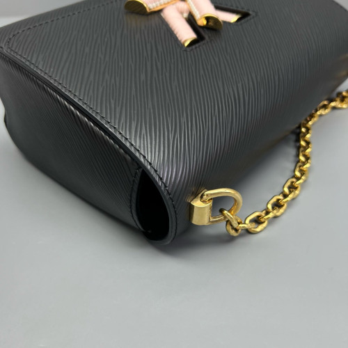 Louis Vuitton Twist PM Calfskin Black Louis Vuitton Twist PM Calfskin Black