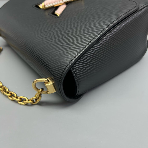 Louis Vuitton Twist PM Calfskin Black Louis Vuitton Twist PM Calfskin Black
