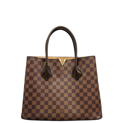 Louis Vuitton Kendington Handbag Damier Ebene Brown