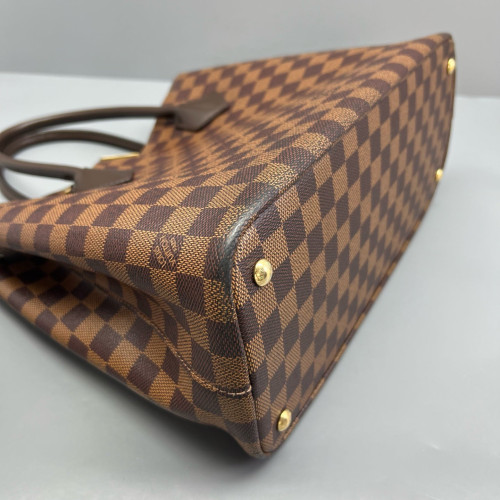 Louis Vuitton Kendington Handbag Damier Ebene Brown