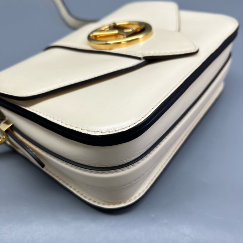 Louis Vuitton Pont 9 PM Calfskin White Louis Vuitton Pont 9 PM Calfskin White