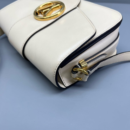 Louis Vuitton Pont 9 PM Calfskin White Louis Vuitton Pont 9 PM Calfskin White