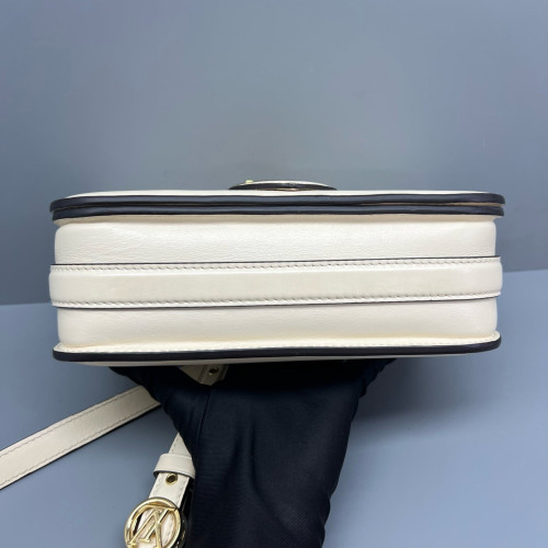 Louis Vuitton Pont 9 PM Calfskin White Louis Vuitton Pont 9 PM Calfskin White
