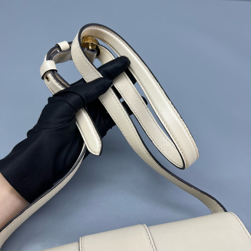 Louis Vuitton Pont 9 PM Calfskin White Louis Vuitton Pont 9 PM Calfskin White