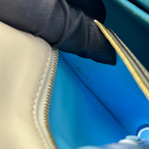 Louis Vuitton Pont 9 PM Calfskin White Louis Vuitton Pont 9 PM Calfskin White