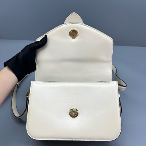Louis Vuitton Pont 9 PM Calfskin White Louis Vuitton Pont 9 PM Calfskin White