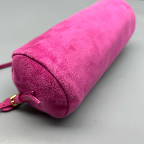 Miu Miu Handbag Suede Calfskin Fuchsia Miu Miu Handbag Suede Calfskin Fuchsia