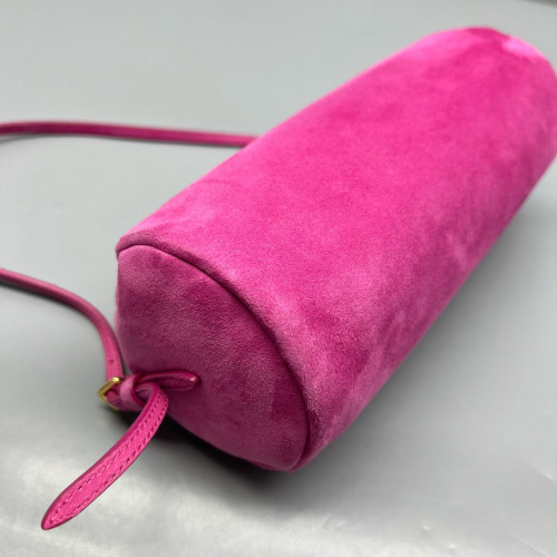 Miu Miu Handbag Suede Calfskin Fuchsia Miu Miu Handbag Suede Calfskin Fuchsia