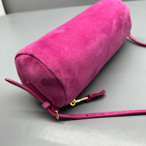 Miu Miu Handbag Suede Calfskin Fuchsia Miu Miu Handbag Suede Calfskin Fuchsia