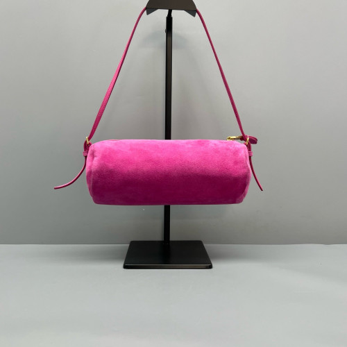 Miu Miu Handbag Suede Calfskin Fuchsia Miu Miu Handbag Suede Calfskin Fuchsia