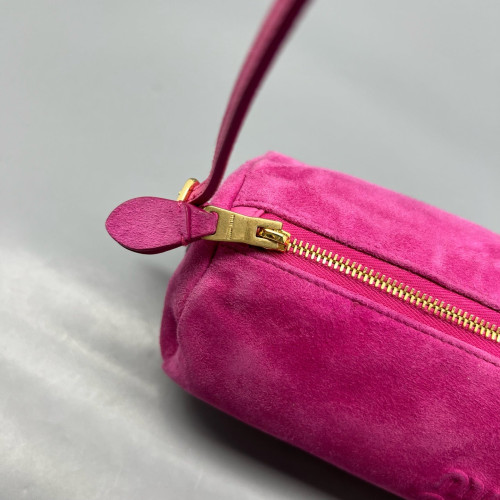 Miu Miu Handbag Suede Calfskin Fuchsia Miu Miu Handbag Suede Calfskin Fuchsia