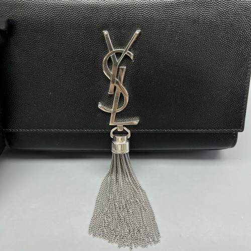 Yves Saint Laurent Small Kate Crossbody Bag Caviar Black