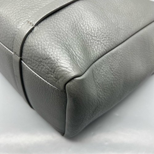 Balenciaga Tote Bag Grained Calfskin Grey