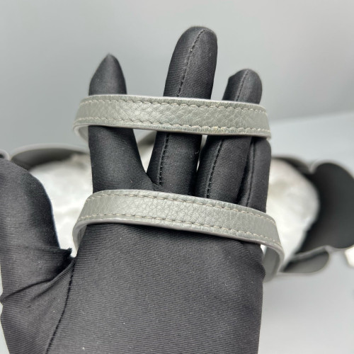 Balenciaga Tote Bag Grained Calfskin Grey