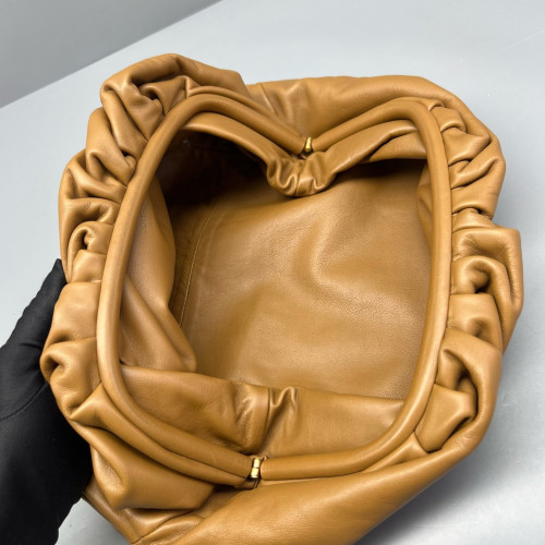 Bottega Veneta The Teen Pouch Nappa Tan
