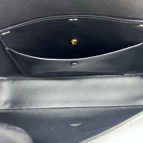 Fendi Baguette Calfskin White Black