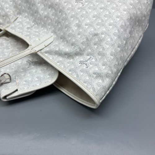 Goyard Saint Louis PM Goyardine White Grey
