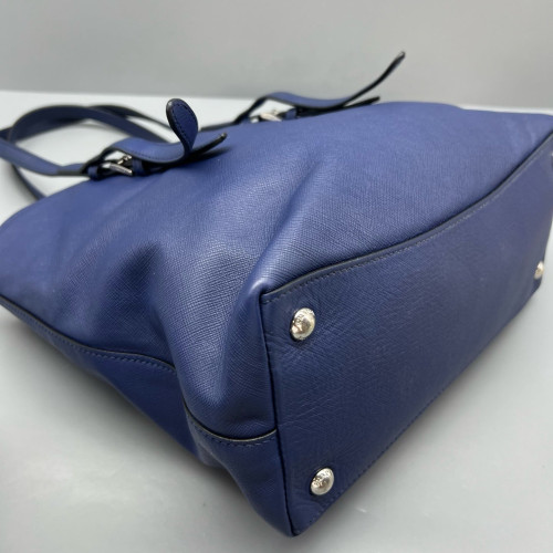 Prada Tote Bag Calfskin Blue