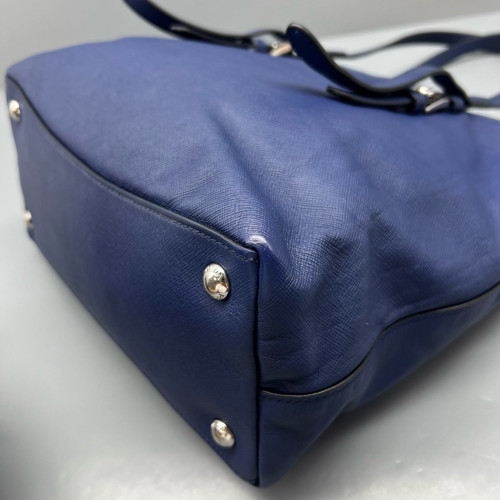 Prada Tote Bag Calfskin Blue