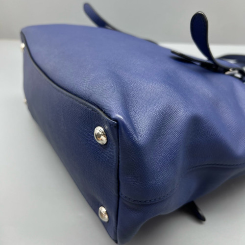 Prada Tote Bag Calfskin Blue