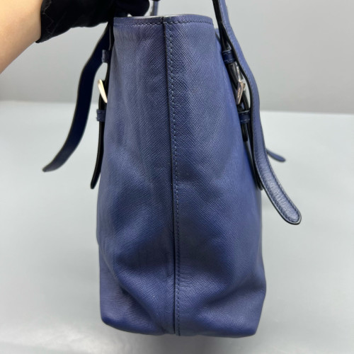 Prada Tote Bag Calfskin Blue