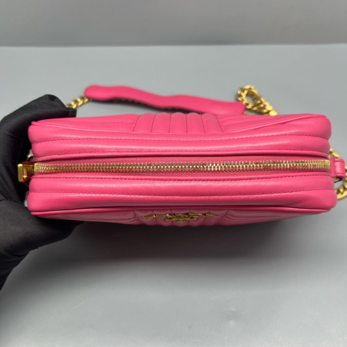 Prada Diagramme Camera Calfskin Fuchsia