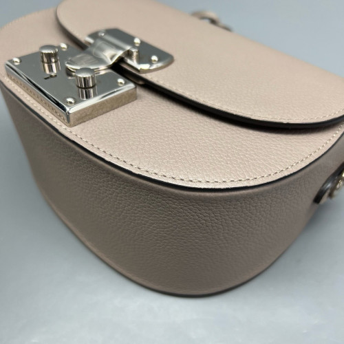 Moynat Flori Grained Calfskin Grey