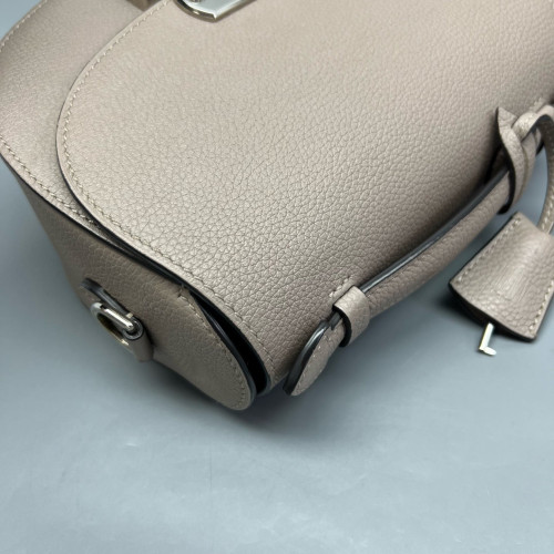 Moynat Flori Grained Calfskin Grey