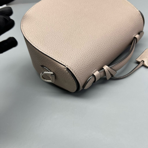 Moynat Flori Grained Calfskin Grey