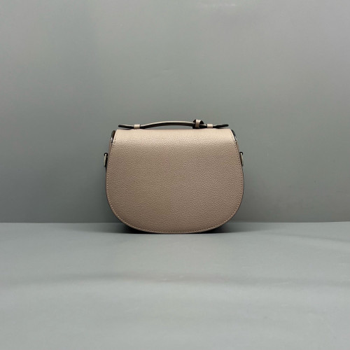 Moynat Flori Grained Calfskin Grey