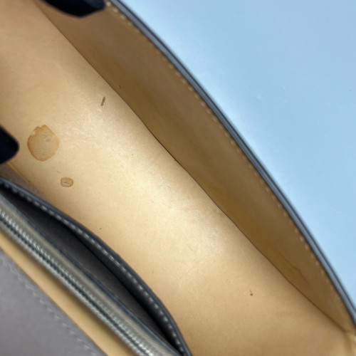 Moynat Flori Grained Calfskin Grey