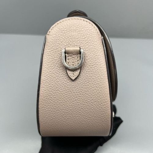 Moynat Flori Grained Calfskin Grey