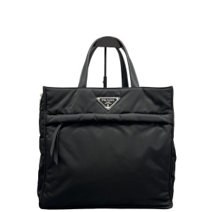 Prada Tote Bag Nylon Black