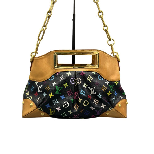 Louis Vuitton Judy MM Monogram Multicolor Black Brown Red Louis Vuitton Judy MM Monogram Multicolor Black Brown Red