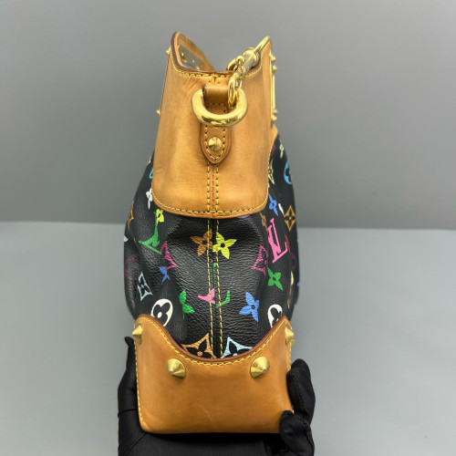 Louis Vuitton Judy MM Monogram Multicolor Black Brown Red Louis Vuitton Judy MM Monogram Multicolor Black Brown Red