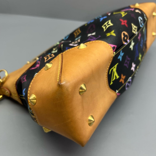 Louis Vuitton Judy MM Monogram Multicolor Black Brown Red Louis Vuitton Judy MM Monogram Multicolor Black Brown Red