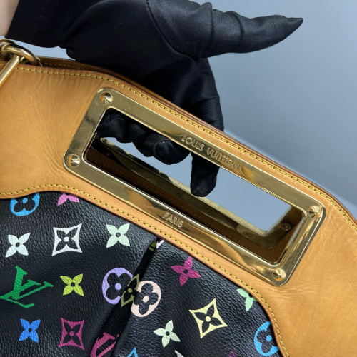Louis Vuitton Judy MM Monogram Multicolor Black Brown Red Louis Vuitton Judy MM Monogram Multicolor Black Brown Red