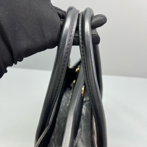 Louis Vuitton Handbag Monogram Brown Black