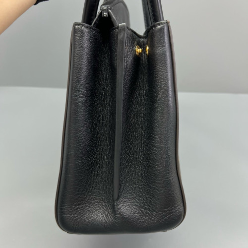 Louis Vuitton Handbag Monogram Brown Black