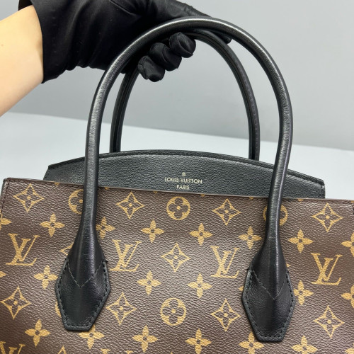 Louis Vuitton Handbag Monogram Brown Black