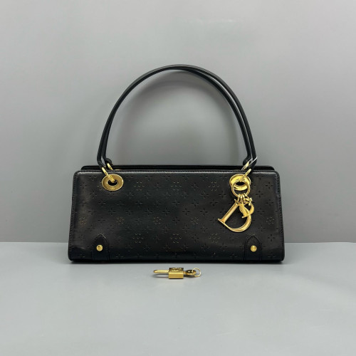 Dior East West Lady Dior Bag Calfskin Black Dior East West Lady Dior Bag Calfskin Black
