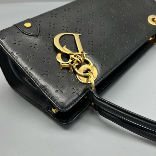 Dior East West Lady Dior Bag Calfskin Black Dior East West Lady Dior Bag Calfskin Black
