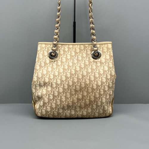 Dior Tote Bag Trotter Beige Brown